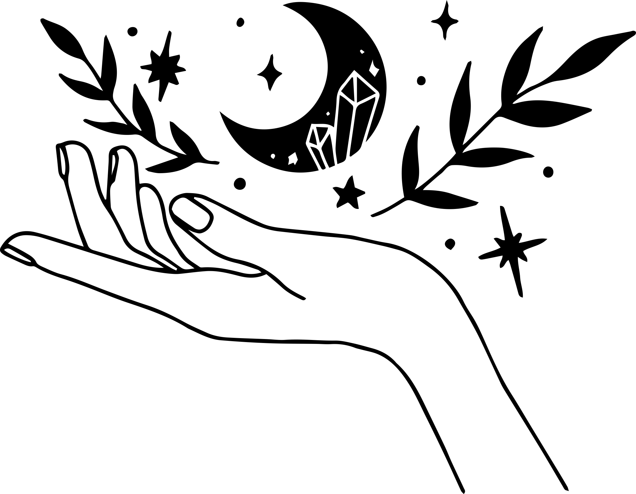 Boho 15 Clean Silhouette Svg Vector Free Vectors
